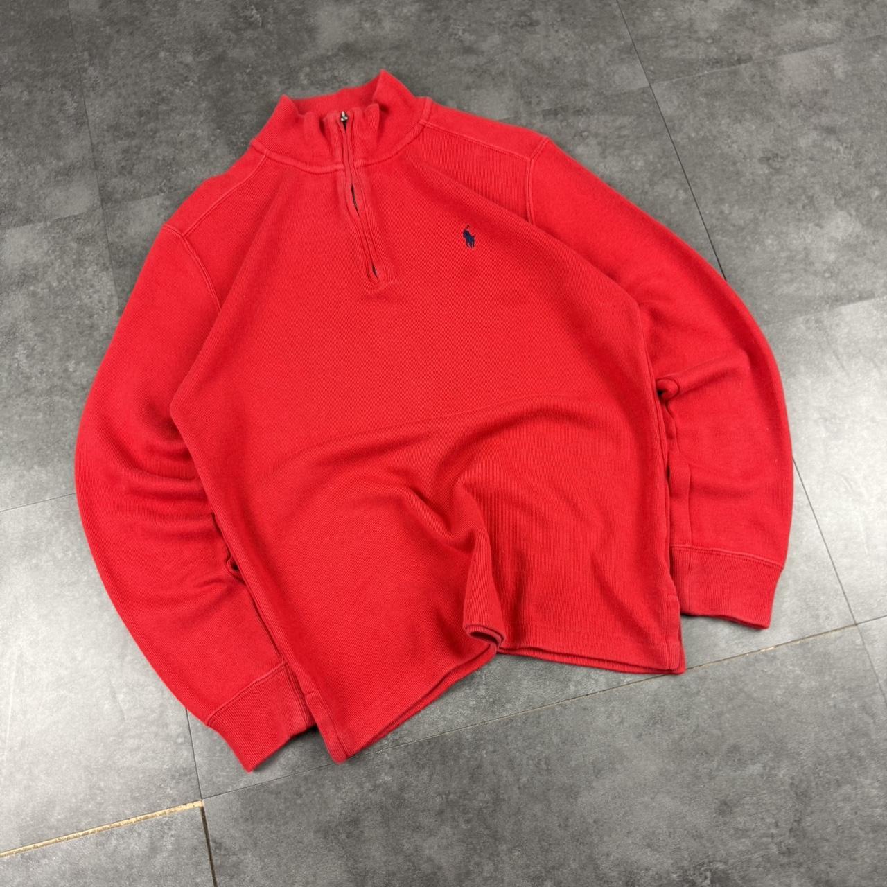 Polo Ralph Lauren 90s chunky knit 1/4 zip jumper