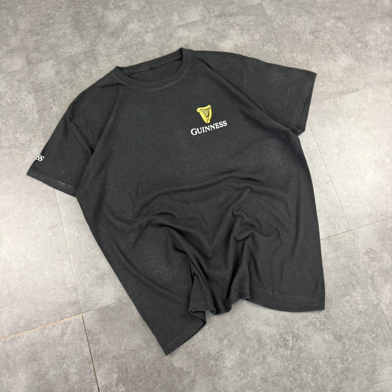 Guinness 2000s beer sportswear spellout T shirt