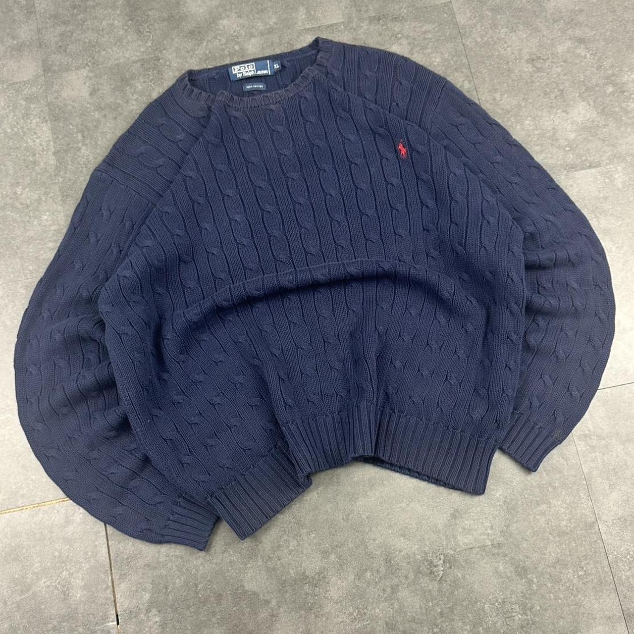 Polo Ralph Lauren 90s heavyweight chunky cable knit pullover knit Jumper