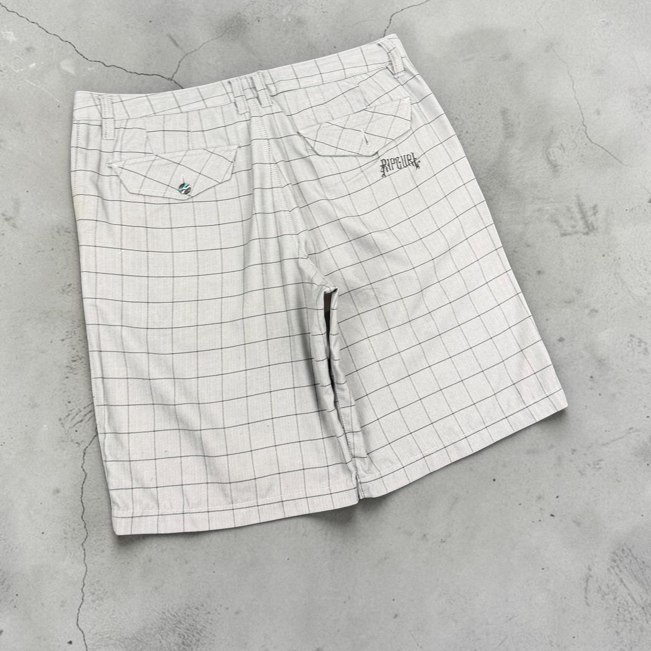 Rip Curl Vintage Y2K Surfwear check board shorts cargo shorts