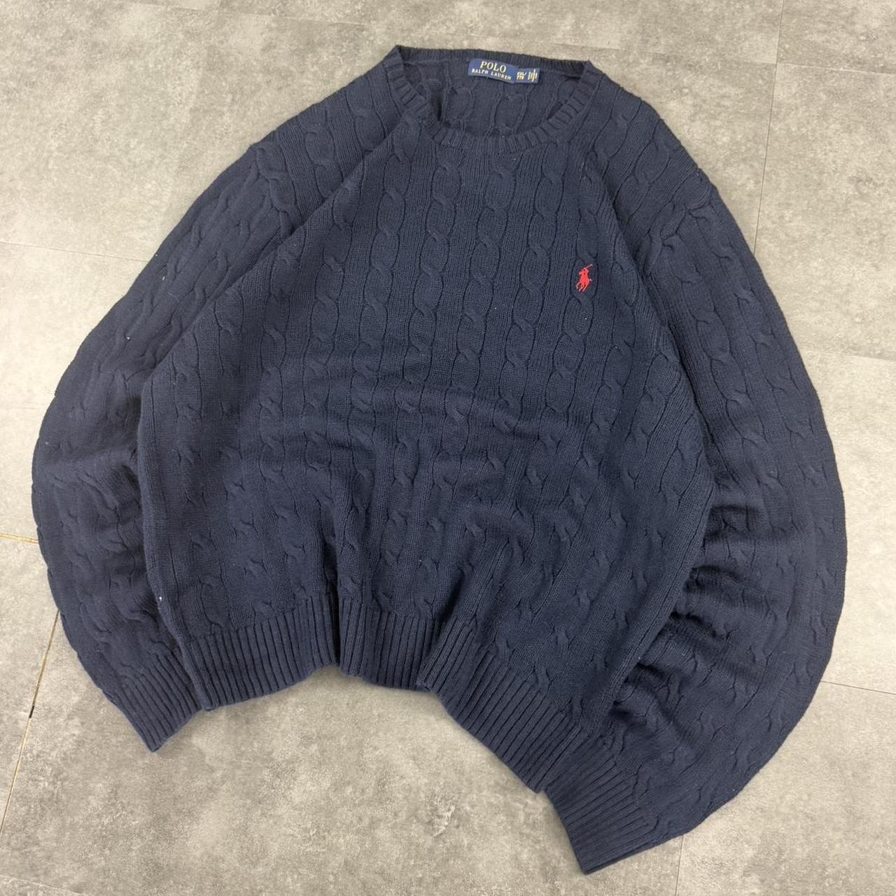 Polo Ralph Lauren 90s Classic chunky cable knit Style Jumper