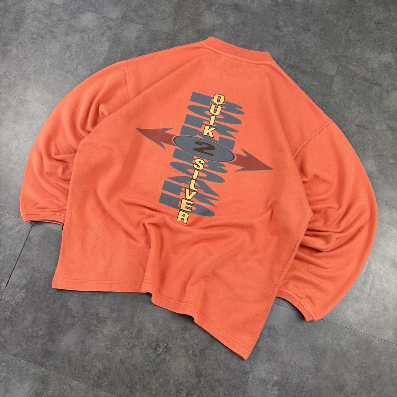 Quiksilver Vintage 2000s Surfwear company y2k spellout sweatshirt