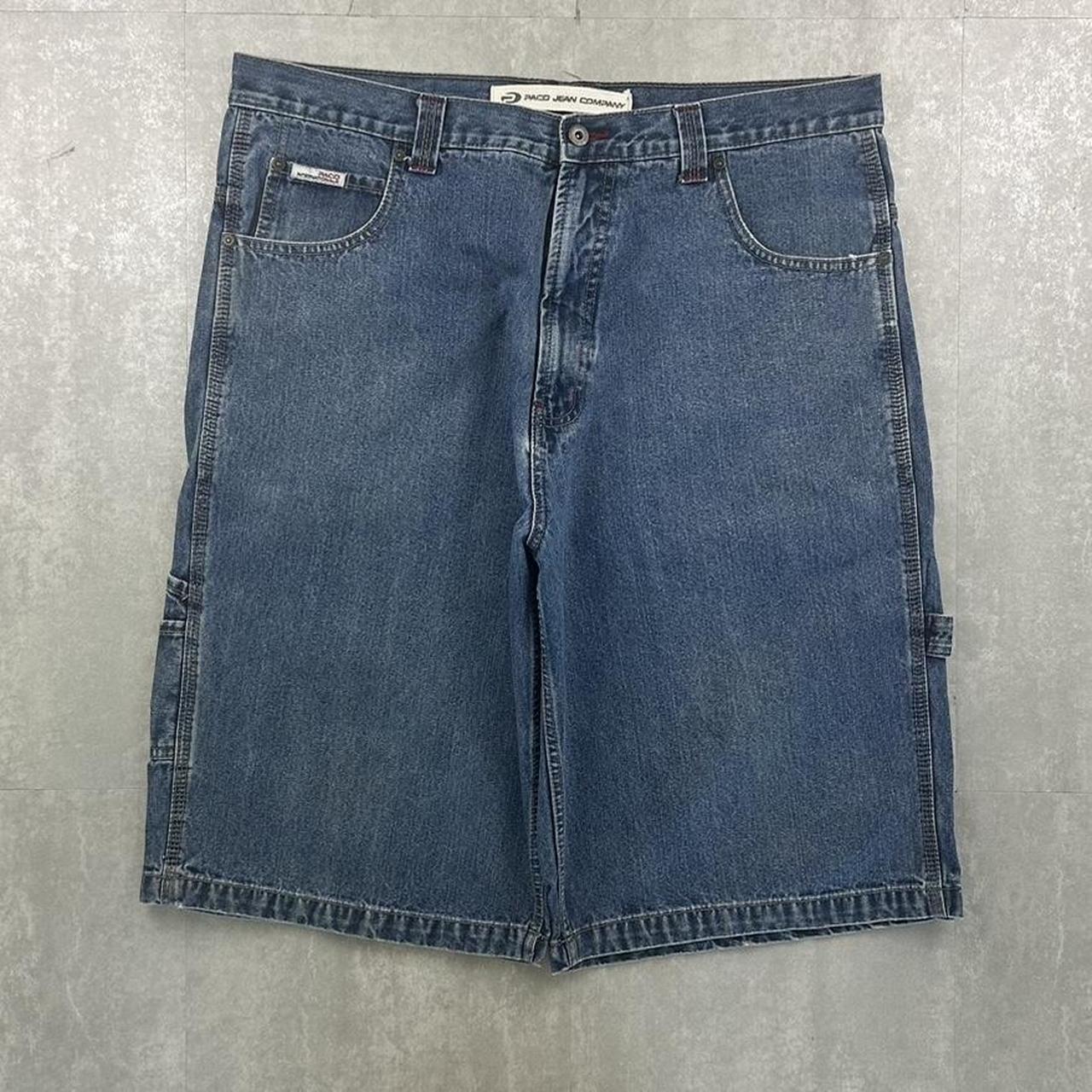 Paco Jeans 2000s spellout carpenter style jorts