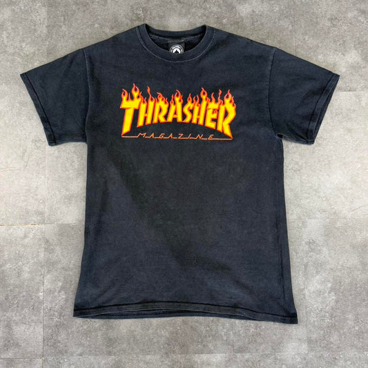 Thrasher 2000s graphic print logo spellout T shirt