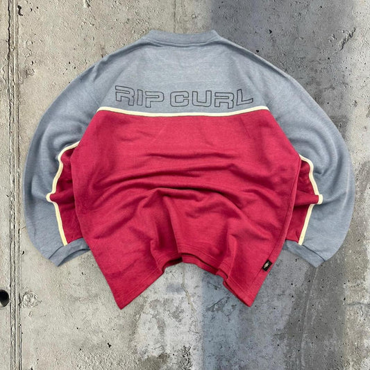 Rip Curl Vintage 2000s Surfwear company y2k spellout sweatshirt