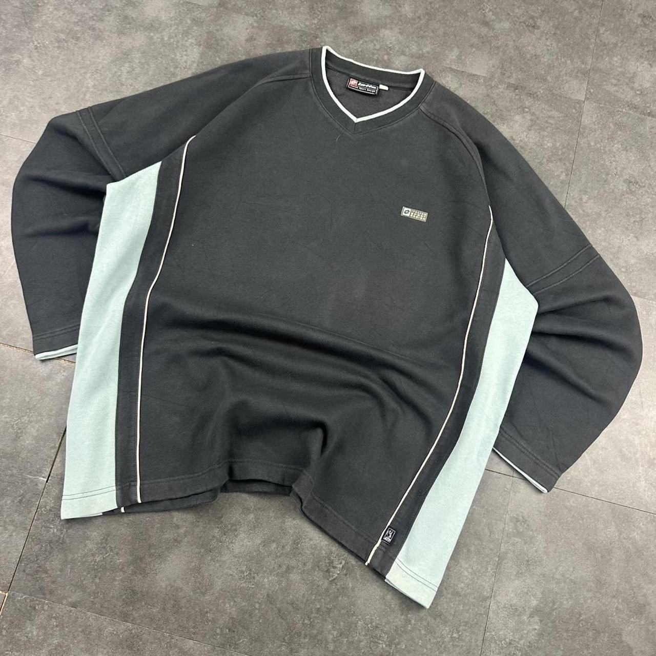 Vintage Lotto 90s Italian sportwear big Logo classic embroidered sweatshirt
