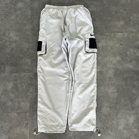 Nike 2000s baggy vintage sportswear adjustable track pants