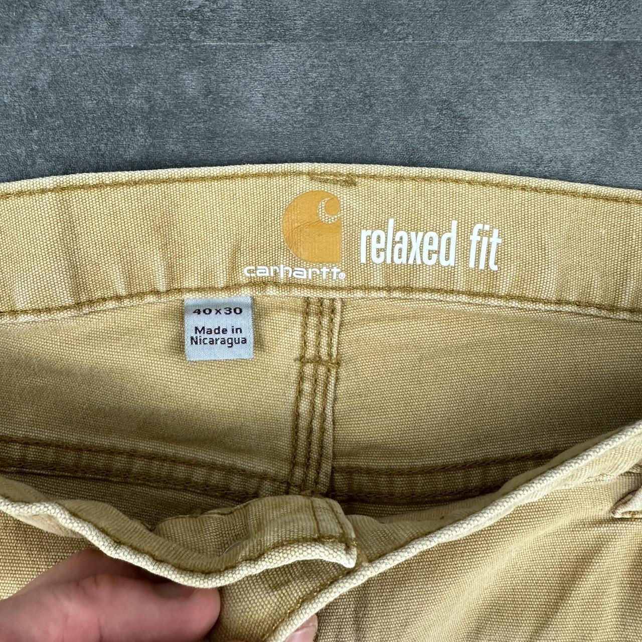 Carhartt 2000s dungaree workwear comfort fit cargo trousers