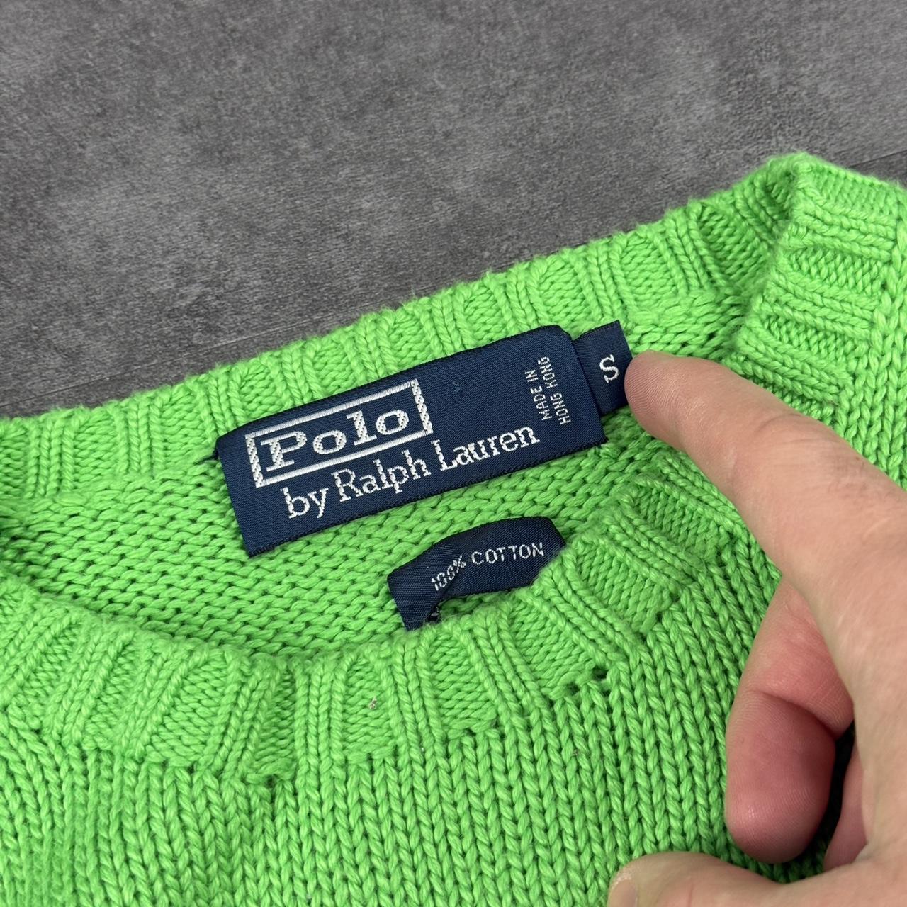 Polo Ralph Lauren 90s chunky knit heavyweight fisherman’s jumper