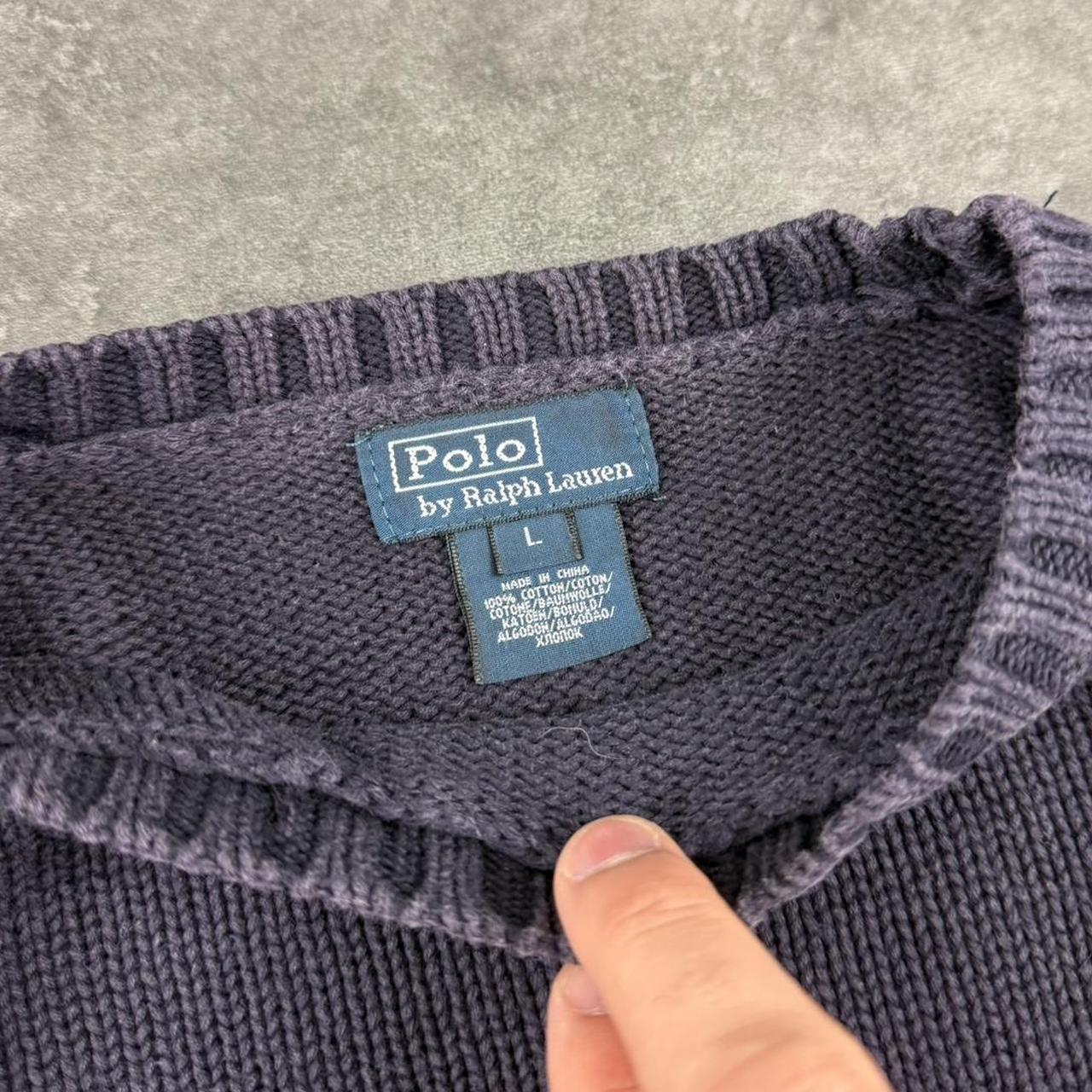Polo Ralph Lauren 90s heavyweight chunky knit pullover Jumper