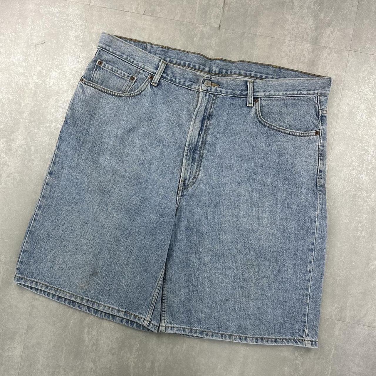 Levis 505 2000s spellout carpenter fit skate jorts