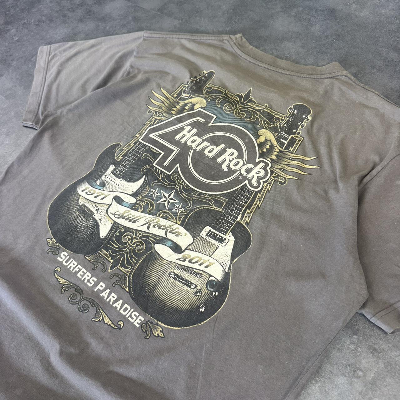 Hard Rock Cafe 2000s Print graphic logo T shirt