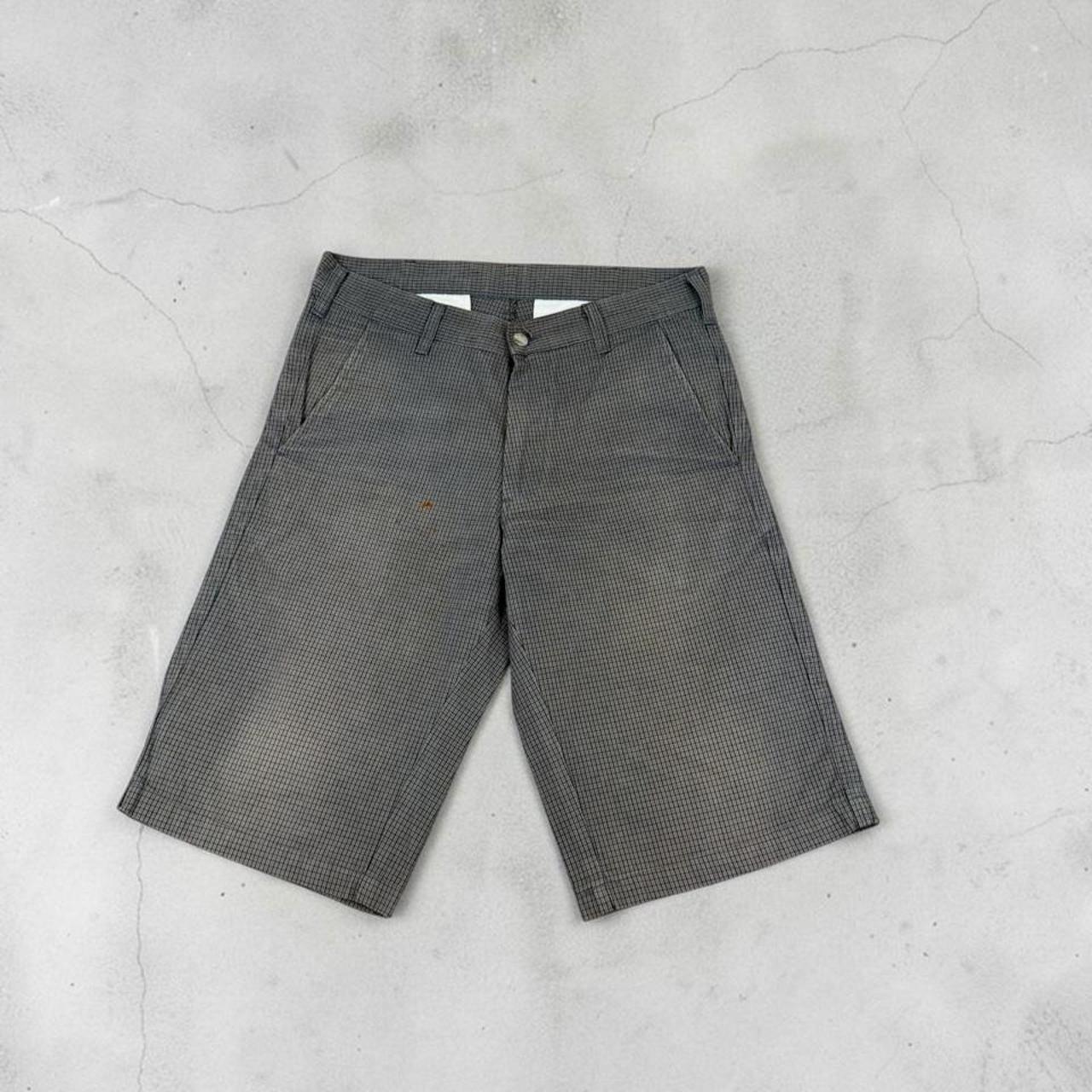 Carhartt 2000s presenter Bermuda fit checked shorts