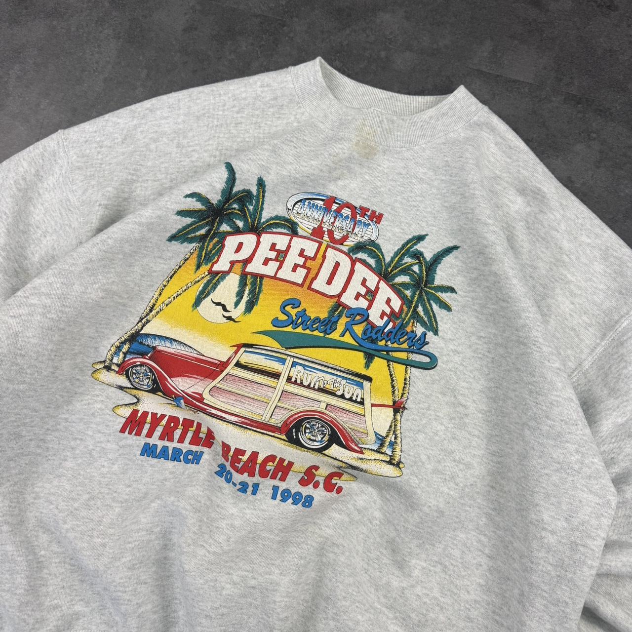 Fruit of the loom 2000s pullover graphic print myrtle beach S