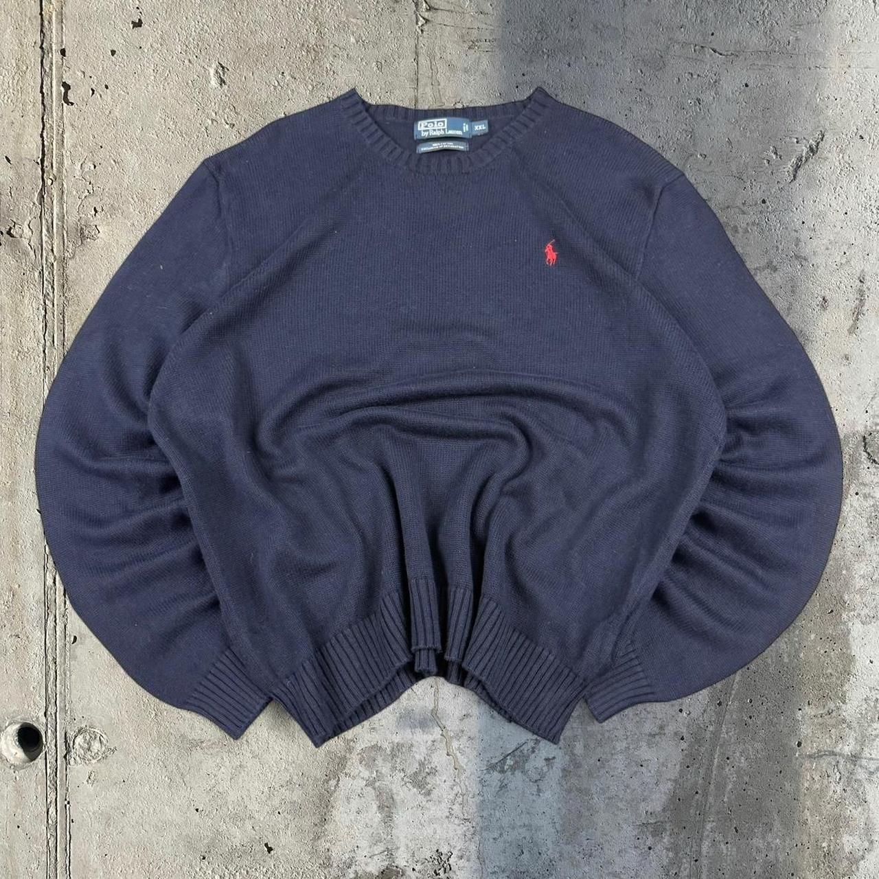 Polo Ralph Lauren 90s super chunky knit heavyweight fisherman’s jumper
