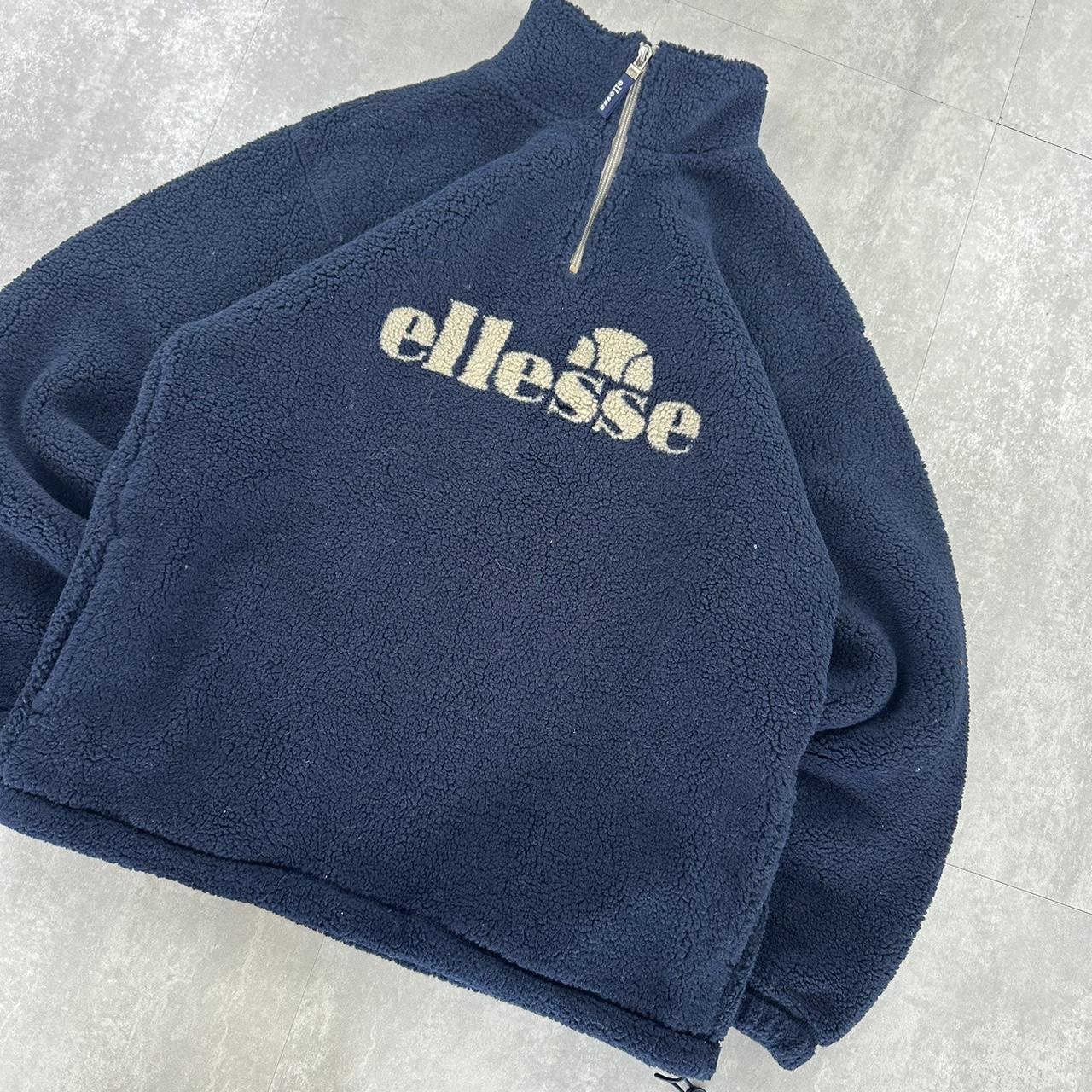 Rare Ellesse 90s/2000s surf/snowboard 1/4 zip Sherpa fleece