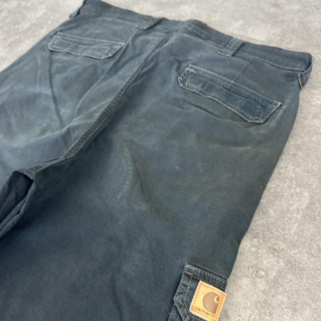 Carhartt 2000s dungaree workwear comfort fit cargo shorts