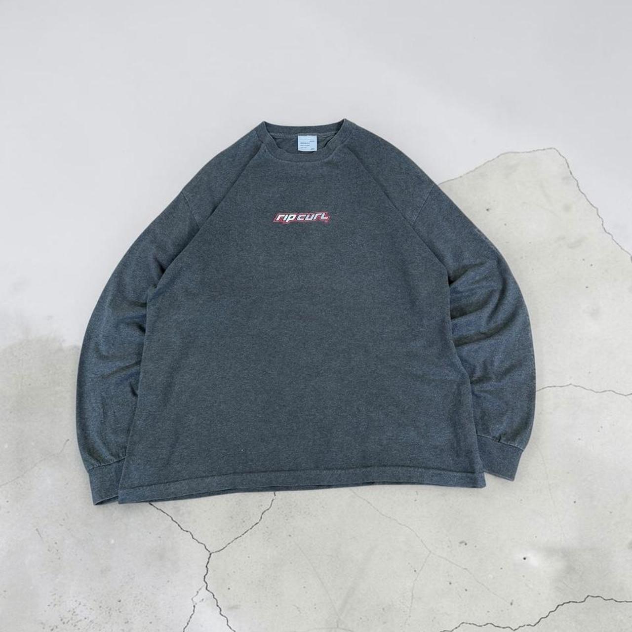 Rip Curl Surfwear grey Y2K long sleeve T-Shirt
