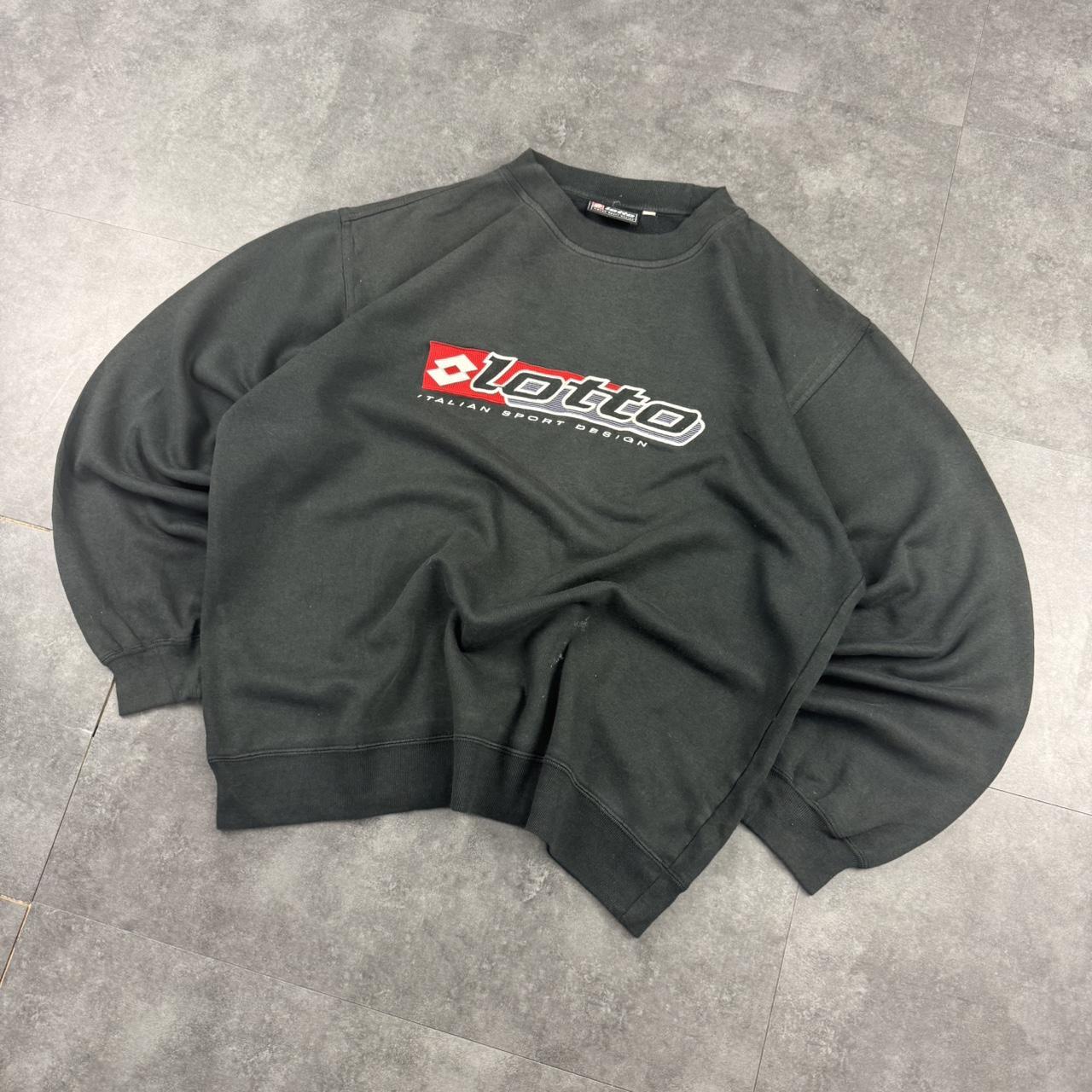 Vintage Lotto 90s Italian sportwear big Logo classic embroidered sweatshirt
