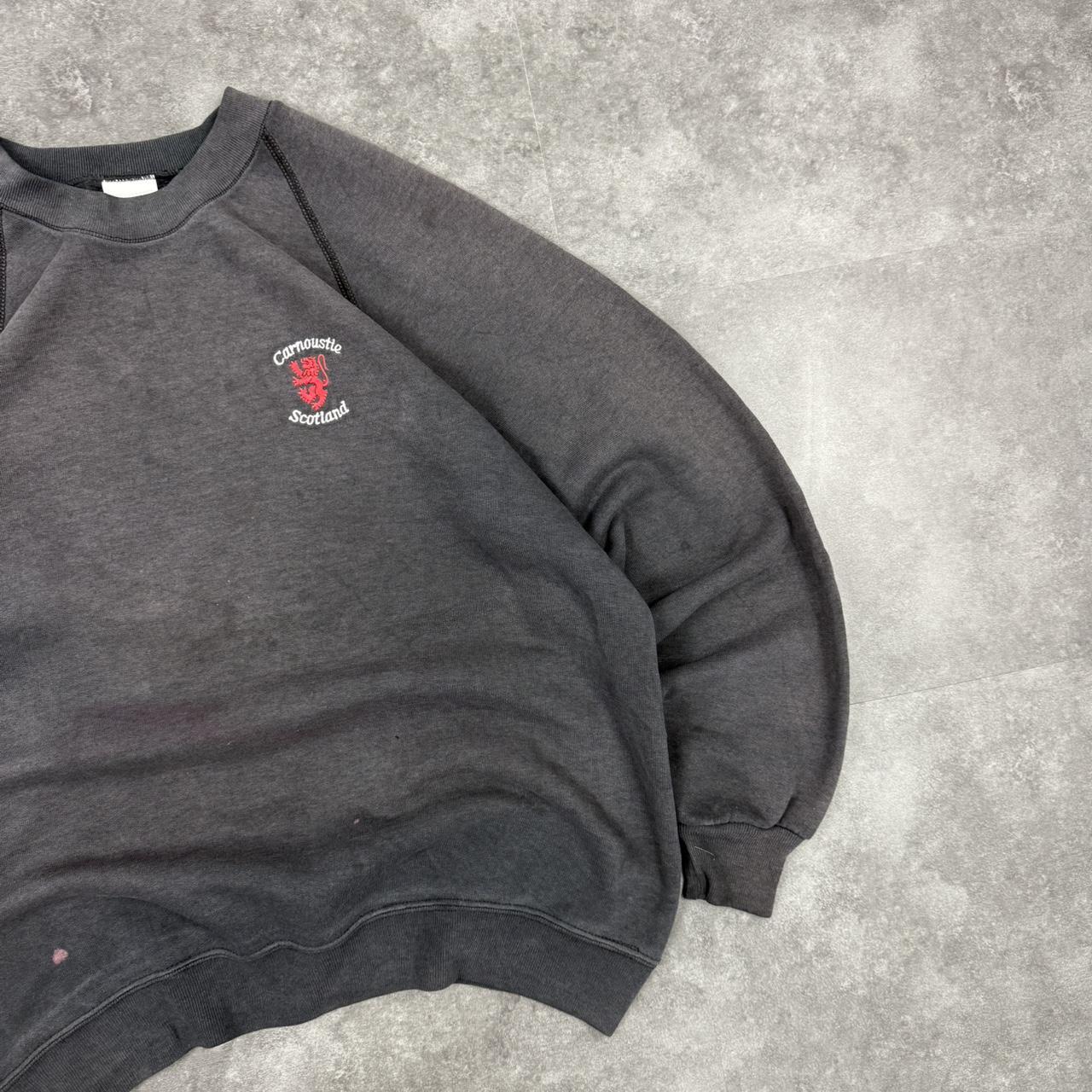 Vintage sun faded 90s carnoustie embroidered sweatshirt