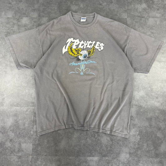 Gildan J&P cycles 2000s eyeball graphic print T shirt