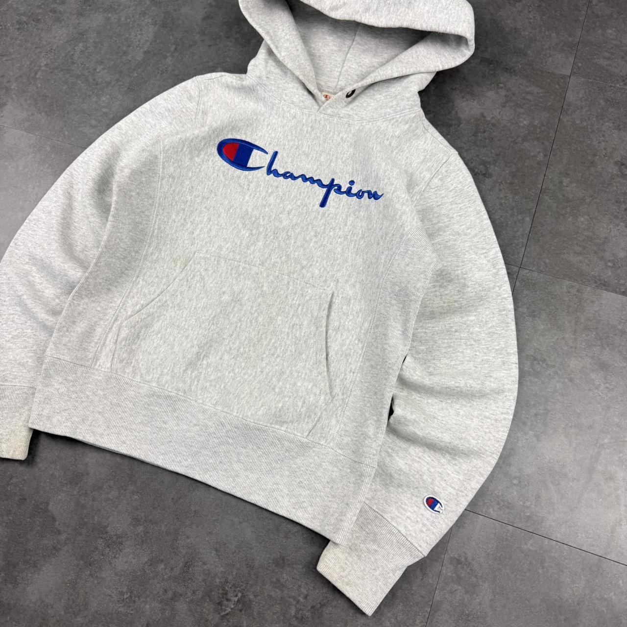 Vintage Champion USA sportwear big Logo classic embroidered hoodie