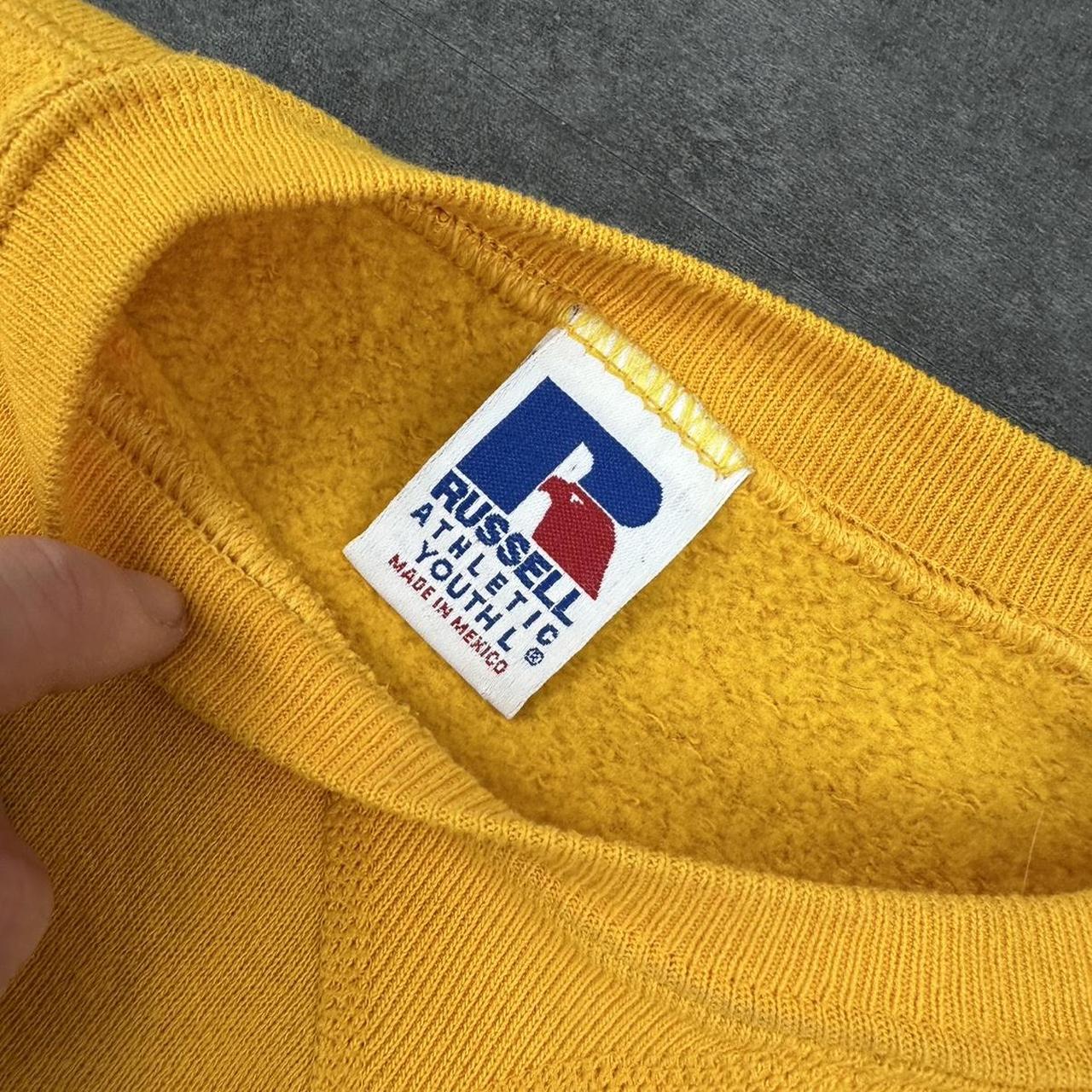 Russell Athletic 2000s Michigan print workwear sweatshirt