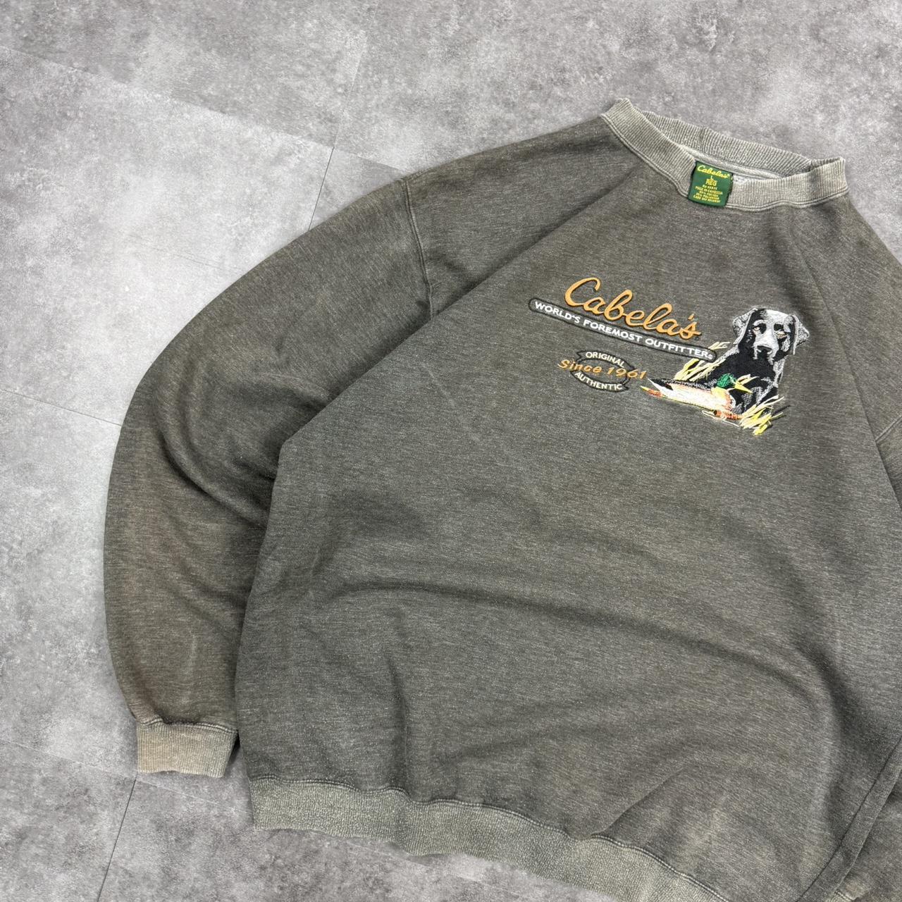 2000s/90s Cabela’s hunting embroidered sweatshirt