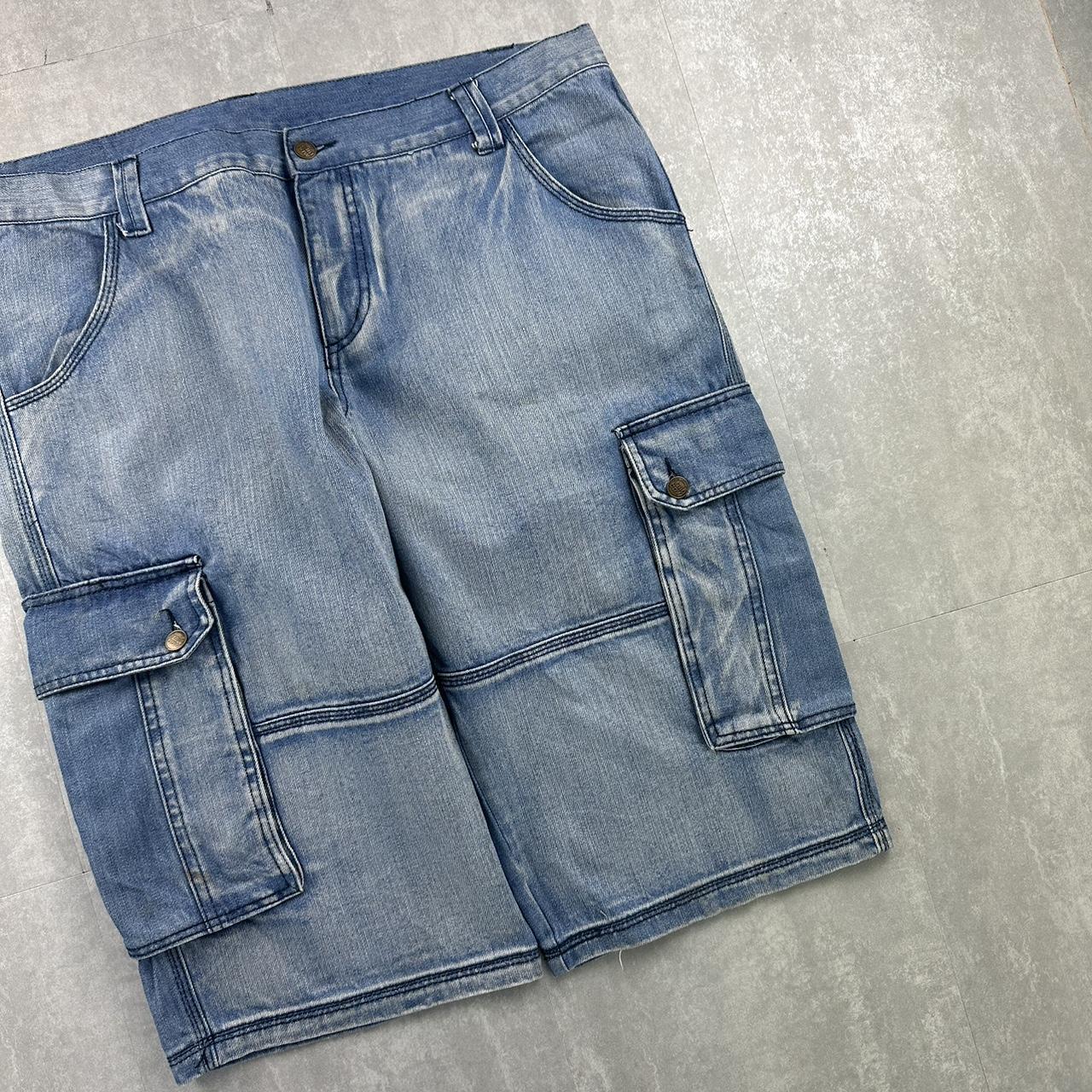 Japanese Style old English 2000s spellout carpenter fit skate jorts