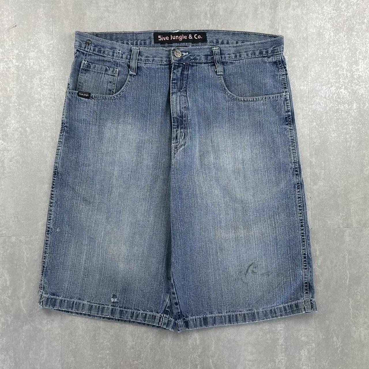 5ive Jungle 2000s spellout carpenter style skate jorts