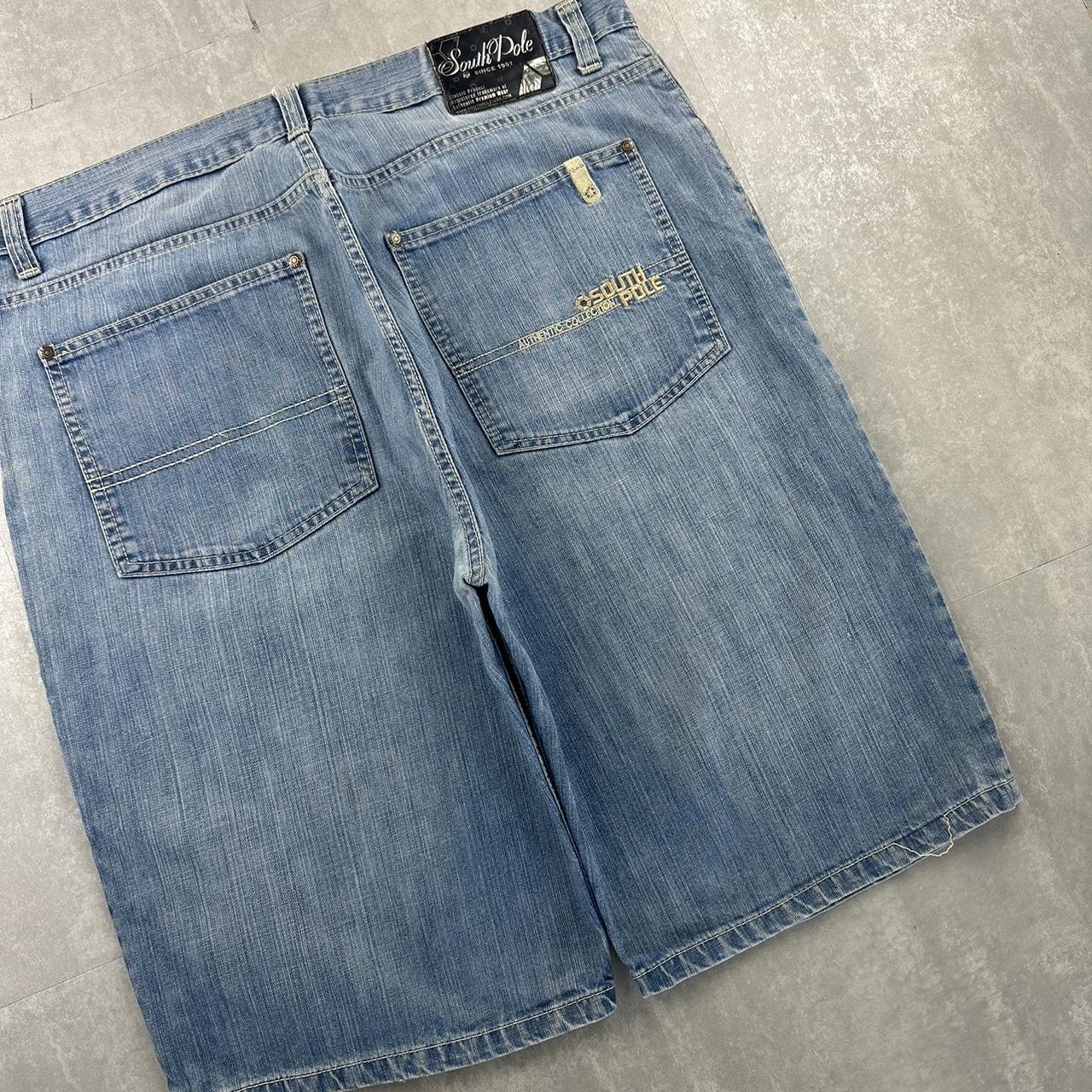 Southpole 2000s spellout carpenter style jorts