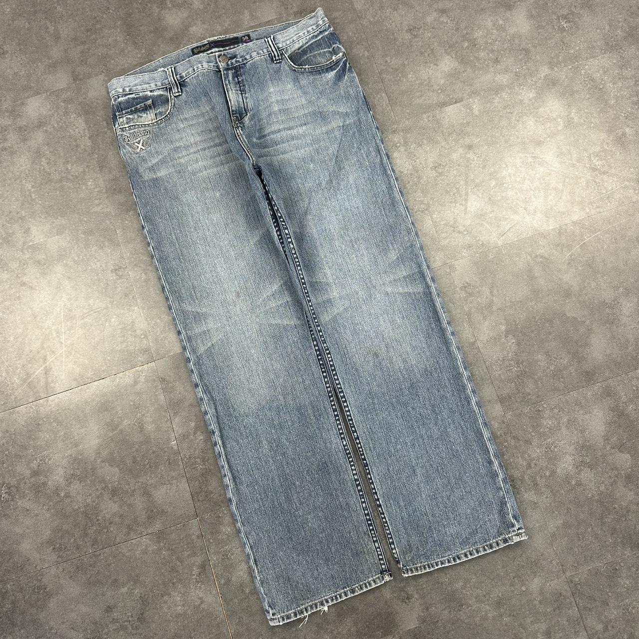 Billabong 2000s denim streetwear embroidered jeans