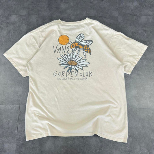 Vans T 2000s Y2K logo Garden club print design