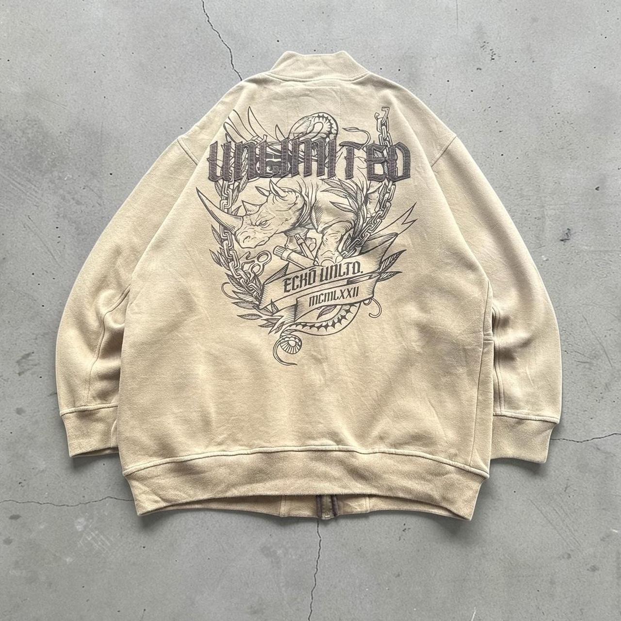 Ecko unltd vintage Y2K skater 2000s spellout zip sweatshirt