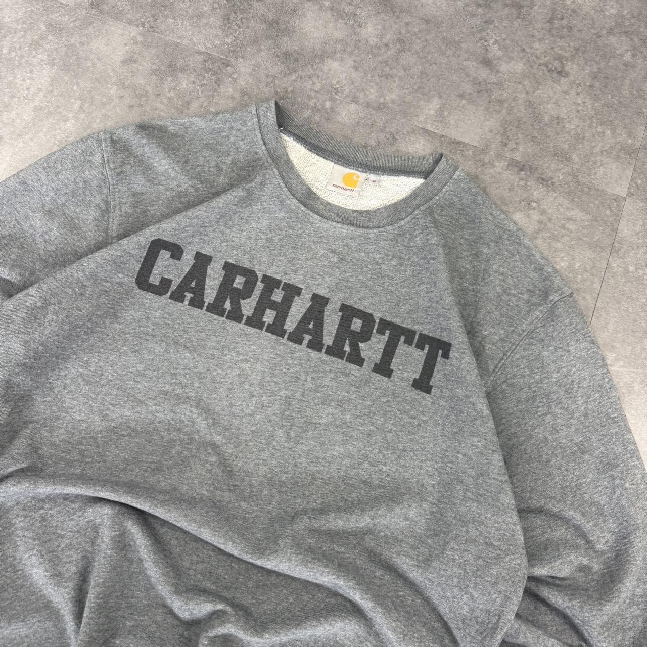 carhartt 2000s Walf knit spellout workwear sweatshirt
