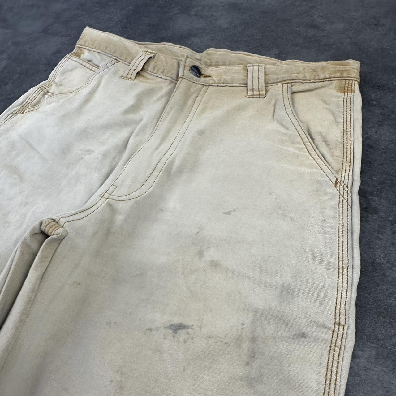 Carhartt 2000s dungaree workwear comfort fit cargo shorts