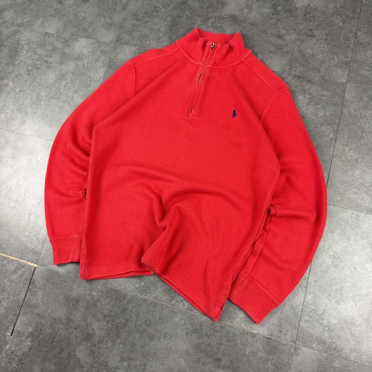Polo Ralph Lauren 90s chunky knit 1/4 zip jumper