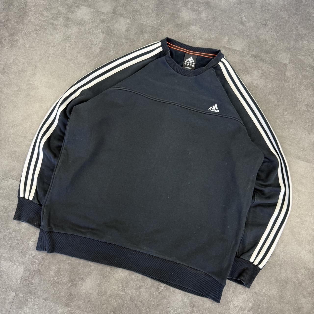 Vintage 2000s Adidas Spellout Three stripe big logo Sweatshirt