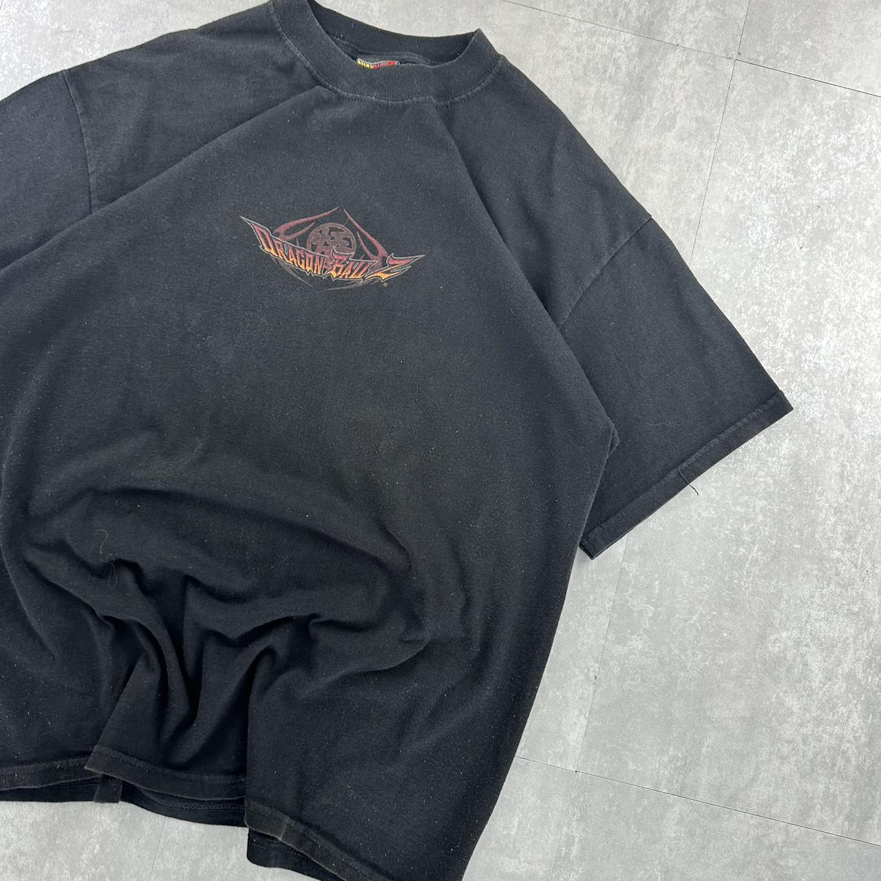 2001 Rare Dragon Ball Z USA 2000s goku spell out t shirt