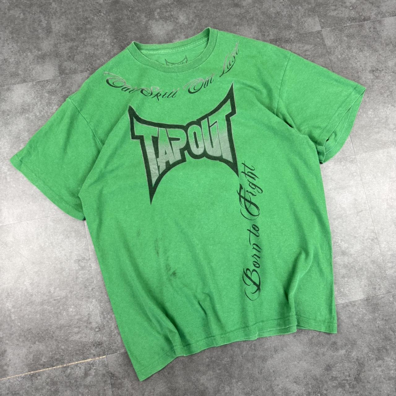 Tapout 2000s skate mma elite affliction Spellout graphic T shirt