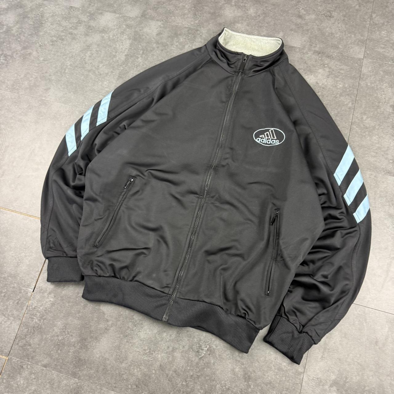 Vintage adidas 90s German sportwear big Logo print track jacket