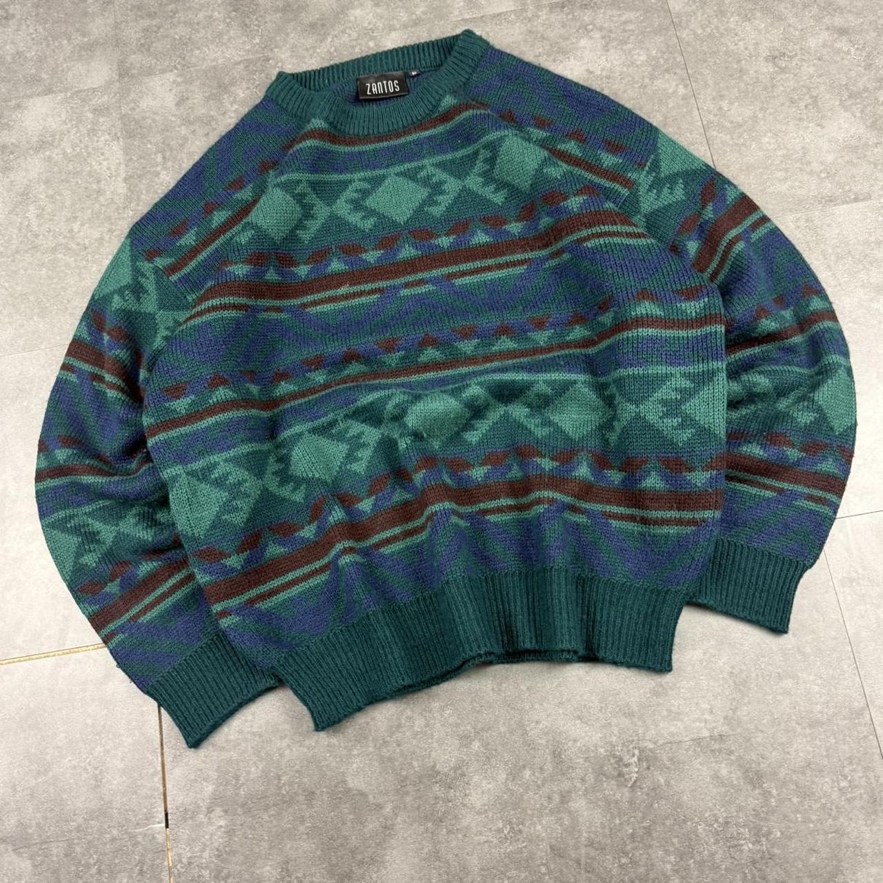 Vintage Zantos 90s chunky knit fisherman’s jumper