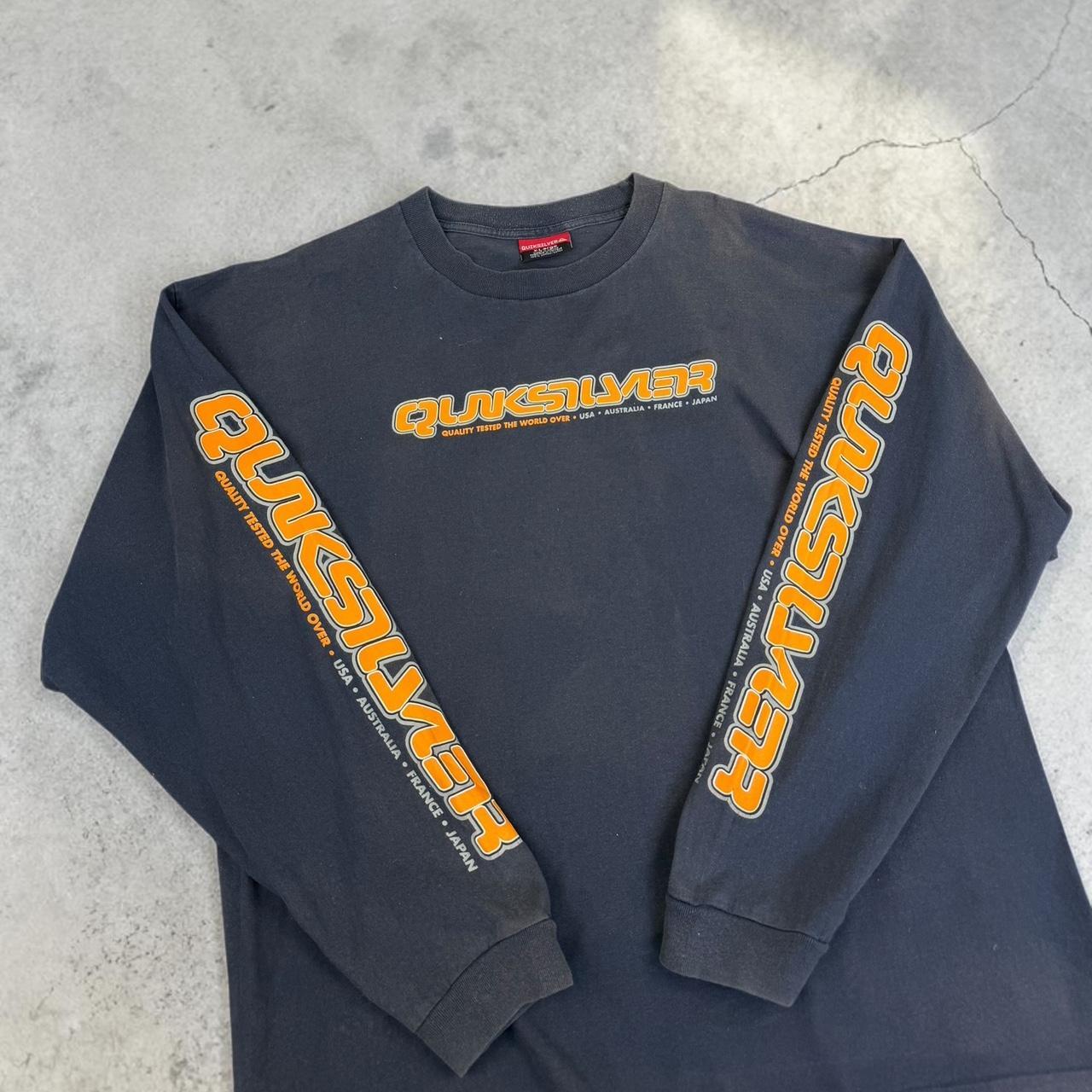 Rare Quiksilver Vintage Y2K Surfwear long sleeve T-Shirt