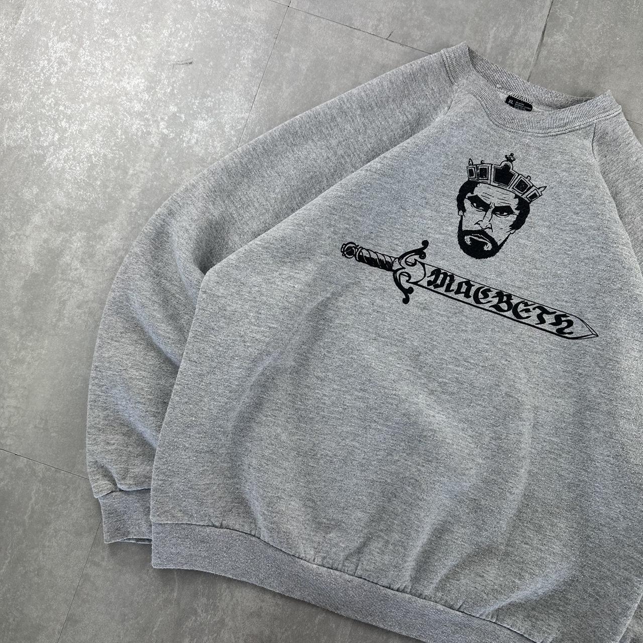 Screen Stars 2000s ‘Macbeth’ spellout sweatshirt