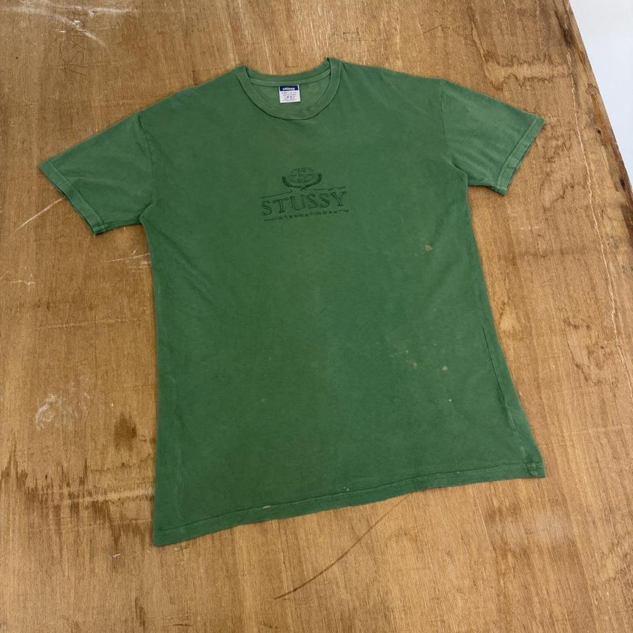 Rare Stussy international green Vintage 2005 Y2K T-Shirt