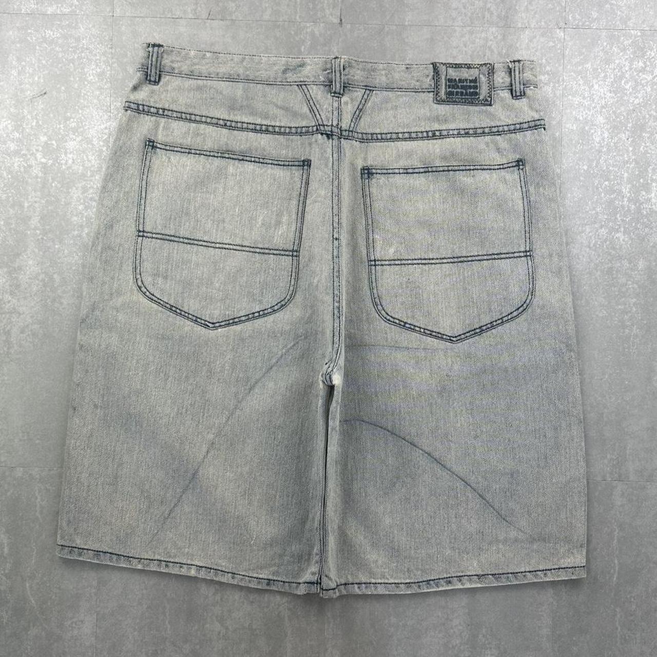 M+CR Noir 2000s spellout carpenter style jorts