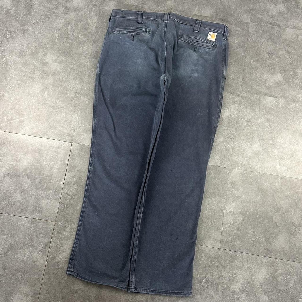 Carhartt 2000s dungaree workwear comfort fit denim cargo trousers