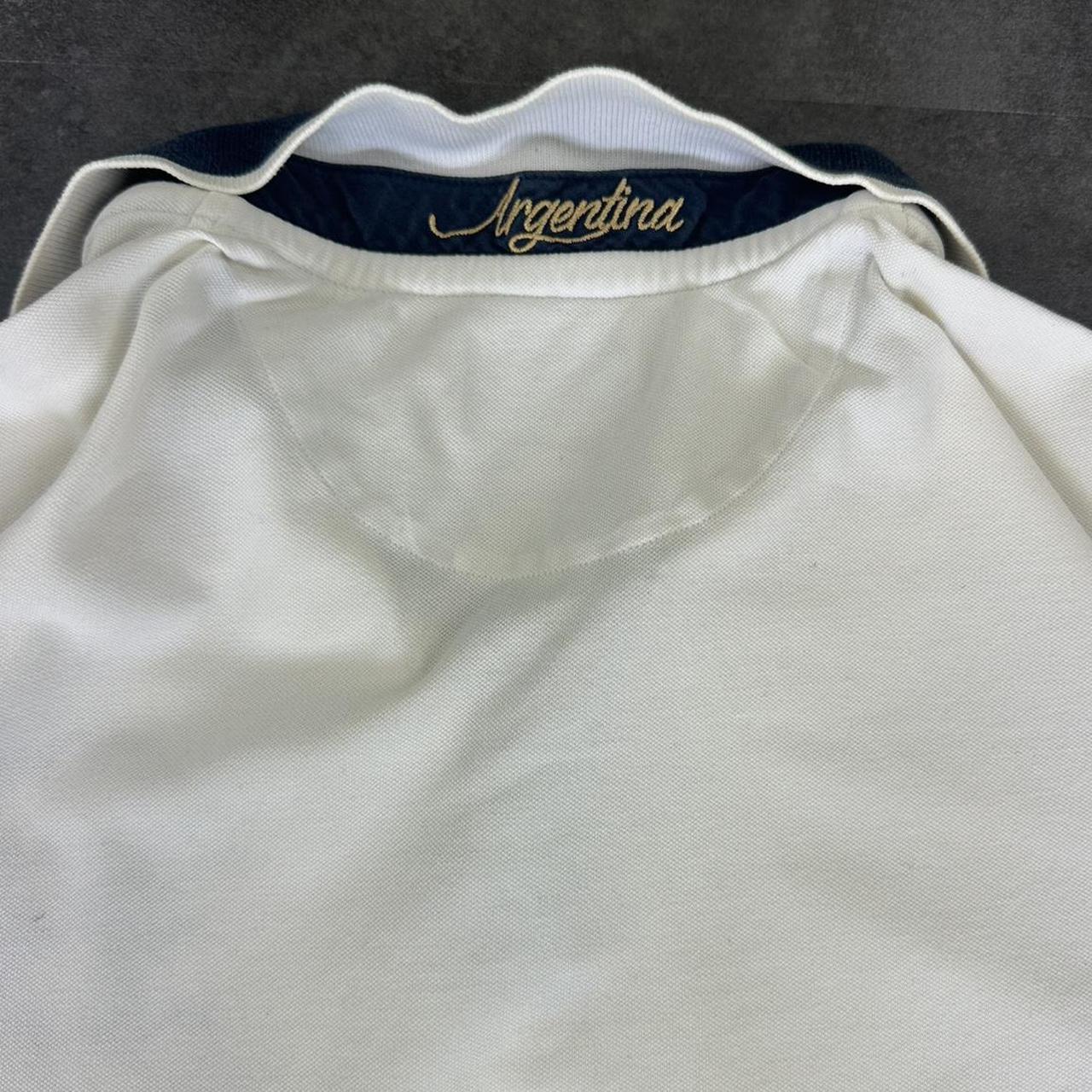 La Martina 2000s Jockey shirt Spellout graphic collared polo T shirt