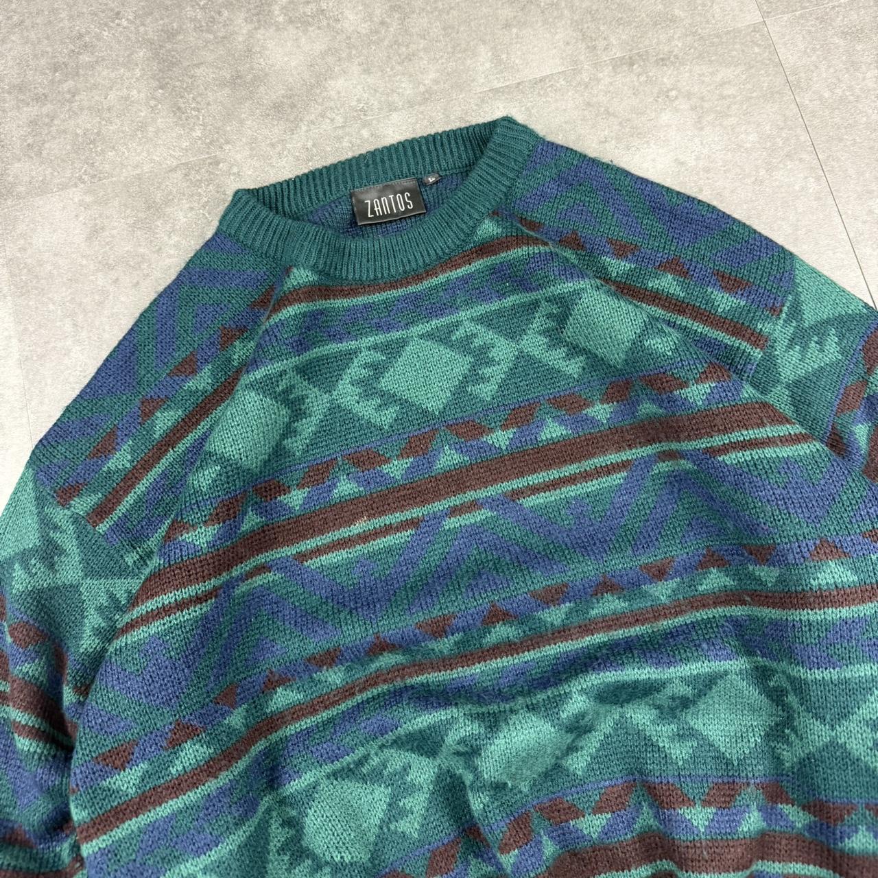 Vintage Zantos 90s chunky knit fisherman’s jumper