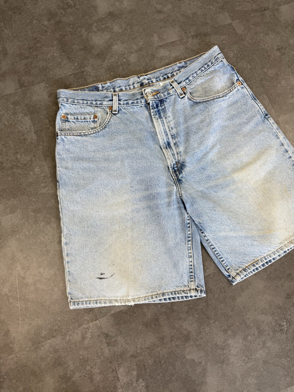 Levi's 550 Vintage Baggy Jorts 90s Y2K Denim Jeans Shorts Skater Workwear 38W
